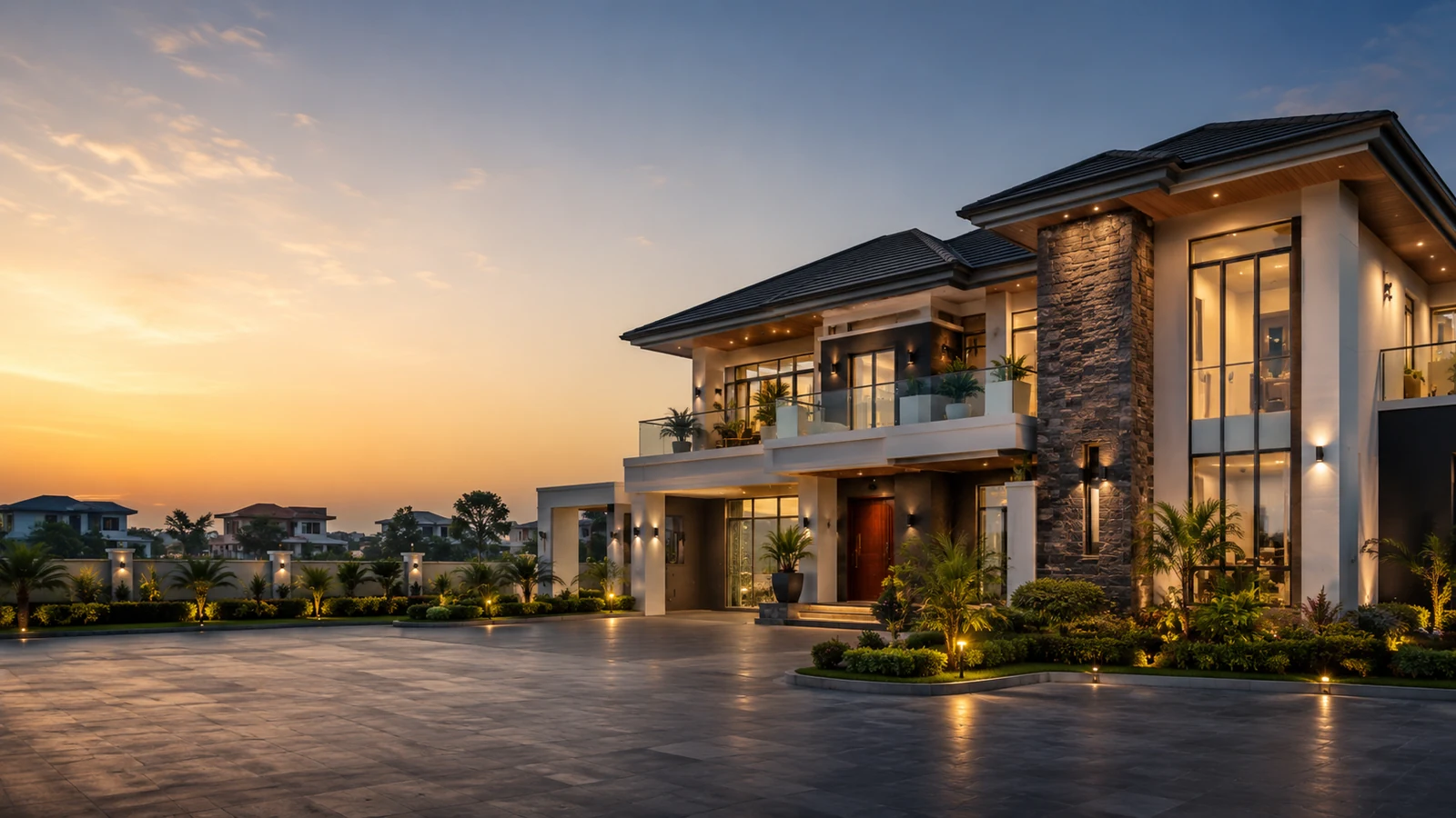 Luxury residential property illustrating a modern dream home