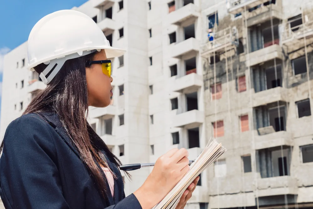 Property inspection representing building inspection and maintenance services